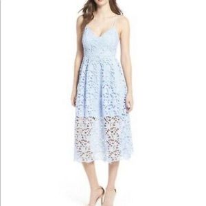 ASTR the Label Blue Dress Midi